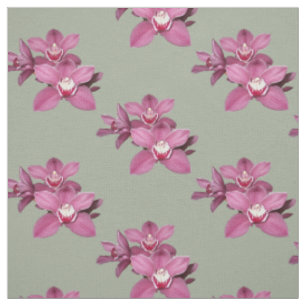 Rosa Orchideen-Gewebe Stoff