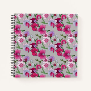 Rosa Orchideen im Blut Notizbuch