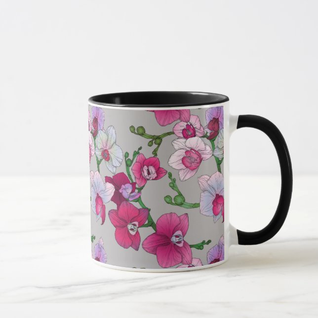 Rosa Orchideen in der Blüte Tasse (Rechts)