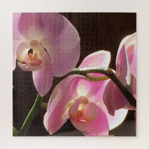 Rosa Orchideen-Puzzle