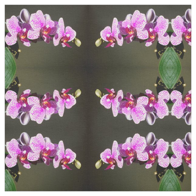 Rosa Orchideen Stoff (Muster)
