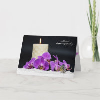 Rosa Orchideen und Kerzen mit Schmetterling-Beilei