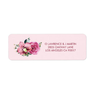 Rosa Orchideen und Rose