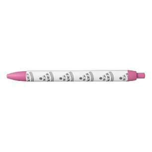 Rosa Ordnungs-Stift PIZZAwi-FI, schwarze Tinte Kugelschreiber