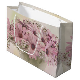 Rosa Osteospernum Große Geschenktüte