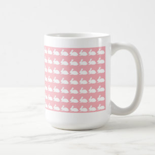 Rosa Ostern-Tasse mit Häschen Kaffeetasse