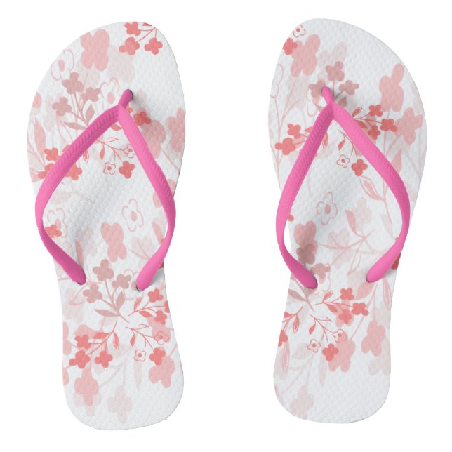 Rosa Paar Flip Flops (Fußbett)