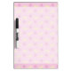 rosa Pad Print Bone Pattern Memoboard (Vorderseite)