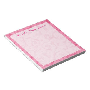 Rosa Paisley Notizblock