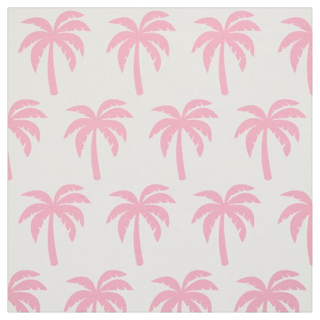 Rosa Palme-Gewebe Stoff (Muster)
