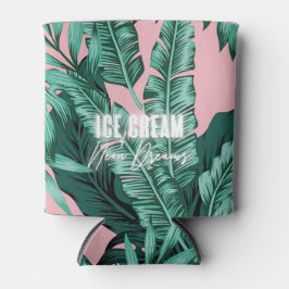 Rosa Palme Tropical Can Cooler Dosenkühler
