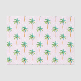 Rosa Palmen (Design 73 Pink Serie) Seidenpapier