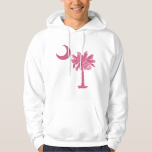 Rosa Palmetto-Mond Hoodie