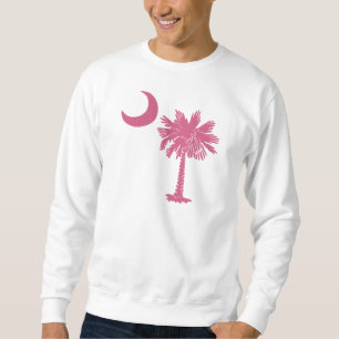 Rosa Palmetto-Mond Sweatshirt