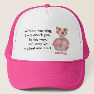 Rosa Panther-Hut-Parodie CelebriDucks Gummi-Enten Truckerkappe