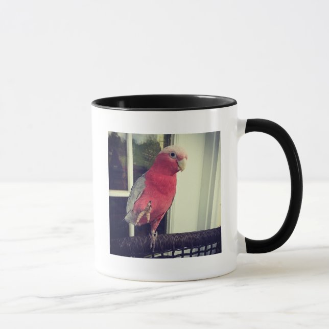 Rosa Papageien-Tasse Tasse (Rechts)