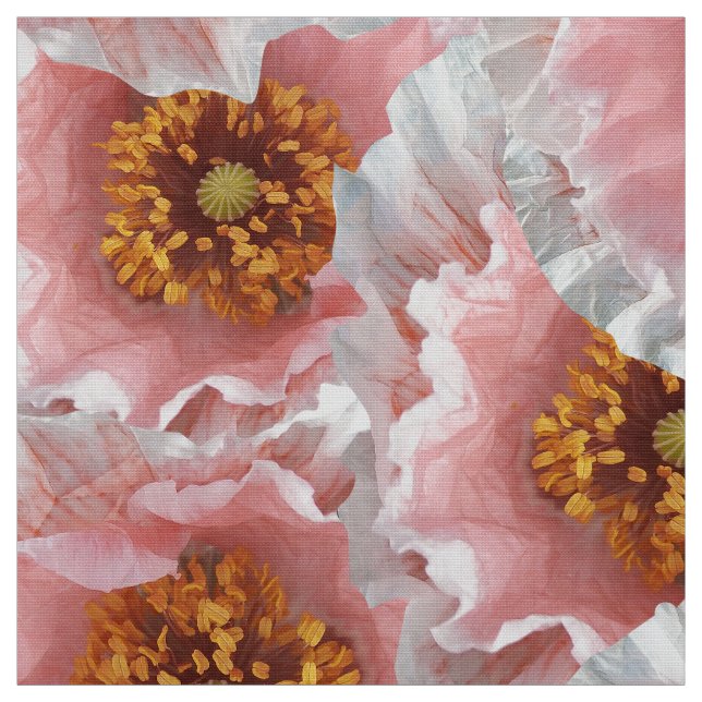 Rosa Pappi Stoff (Muster)