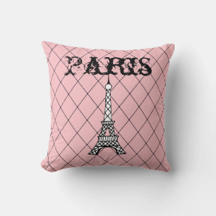 Rosa Paris Eiffelturm Schlafzimmer Kissen Kissen