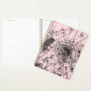 Rosa Paris Karte Planer