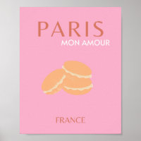 Rosa Paris Reisen Art Retro Art Preppy Art Deco