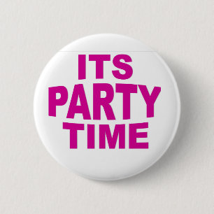 Rosa Party Button