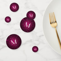 Rosa Party Disco Monogram Design.