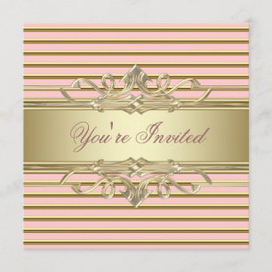 Rosa Party Einladungen