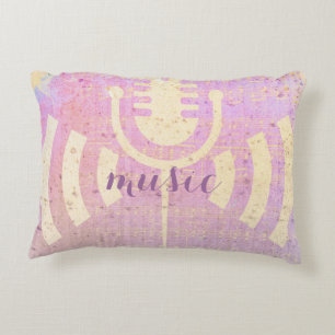 Rosa Pastell Grunge Liebe Pillow Dekokissen