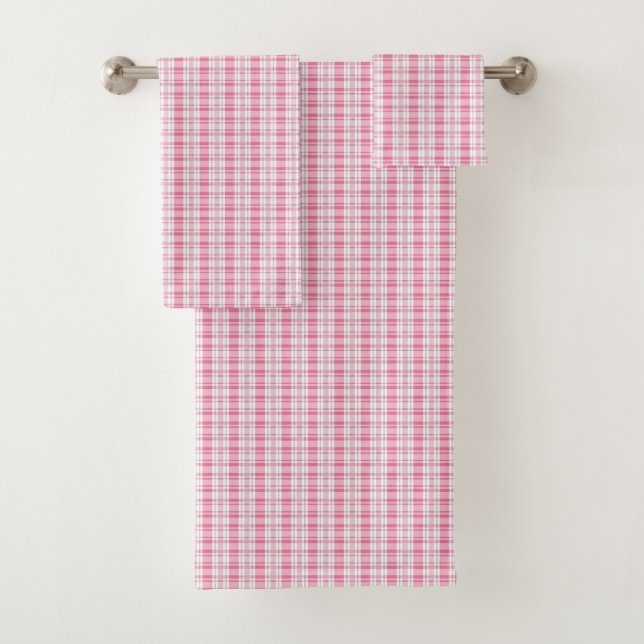 Rosa Pastell-Karobad-Tuch-Set Badhandtuch Set (Insitu)