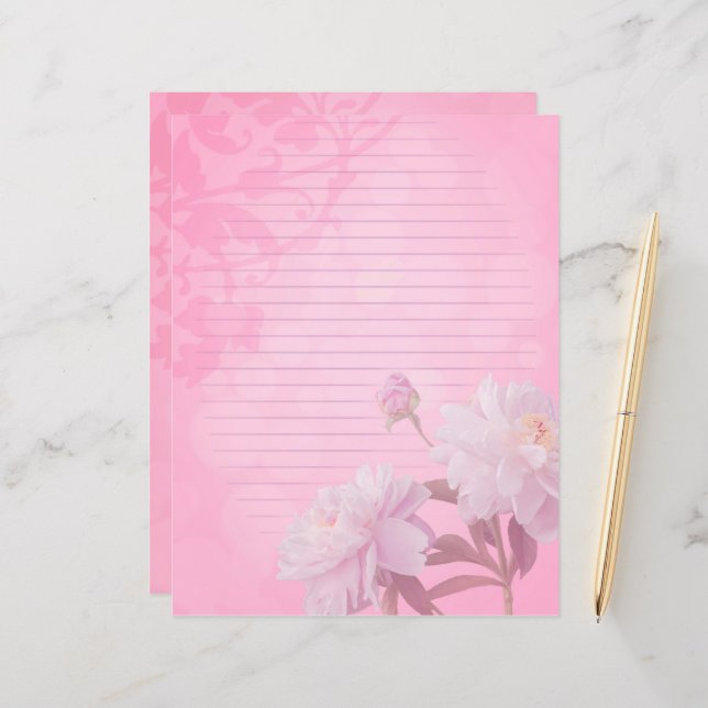 Rosa-Peak-Seite (Vorderseite/Rückseite Beispiel)