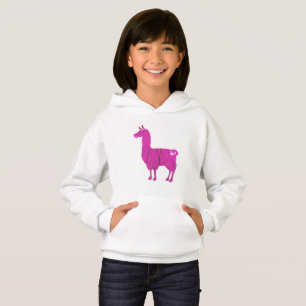 Rosa Pelzlama scherzt Hoodie