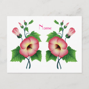 Rosa Perlglanz-Blüten Thunder_Cove  Postkarte