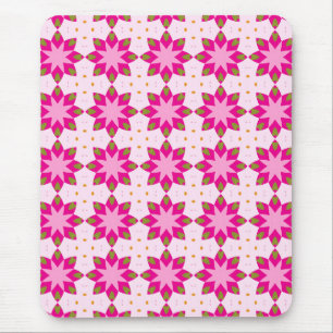 Rosa Petal-Mosaik-Muster Mousepad