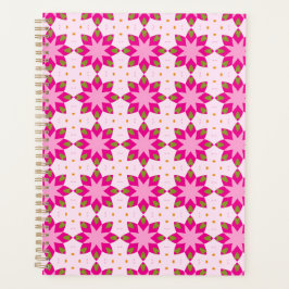 Rosa Petal-Mosaik-Muster Planer