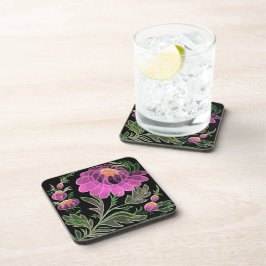 Rosa Petals Art Deco Untersetzer