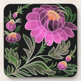 Rosa Petals Art Deco Untersetzer