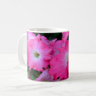Rosa Petunien Kaffeetasse