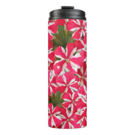 Rosa Pfefferminze-Blume Thermosbecher