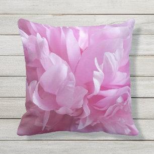 Rosa Pfingstrosen-Schönheit Kissen