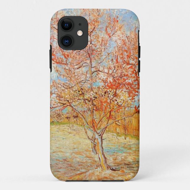 Rosa Pfirsich-Baum Van Gogh in Blüte iPhone Fall Case-Mate iPhone Hülle (Rückseite)