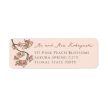 Rosa Pfirsichblüten Blume Asiatische Hochzeitsadre