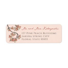 Rosa Pfirsichblüten Blume Asiatische Hochzeitsadre