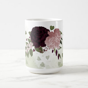 Rosa Pflaumenbäume, Blume Kaffeetasse