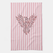 Rosa Phönix mit rosa Bändern