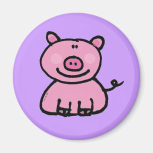 Rosa Piggie Magnet