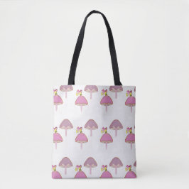 Rosa Pilzfeen Tote Tasche 108 TB