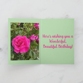 Rosa Pink #6 Karte