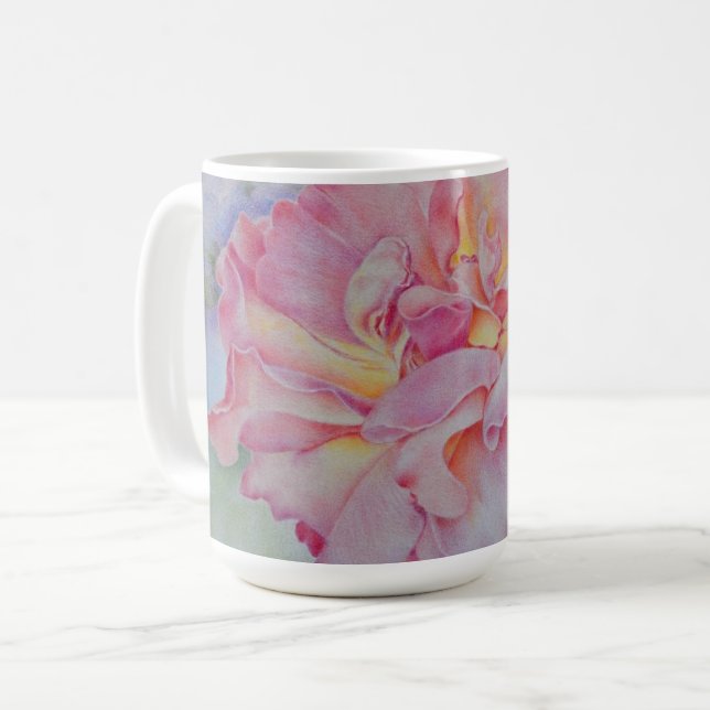 Rosa Pink  Kaffeetasse (Vorderseite Links)