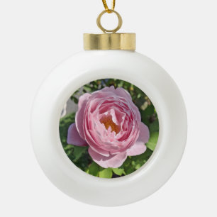 Rosa Pink Keramik Kugel-Ornament