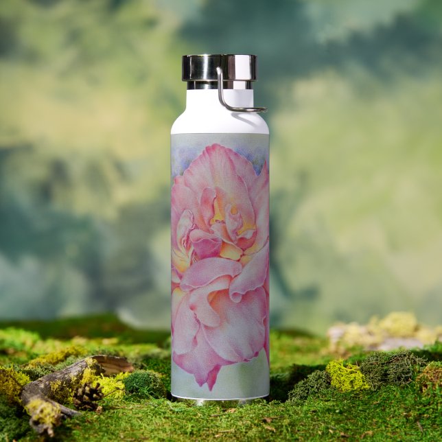 Rosa Pink  Trinkflasche (Außenbereich)
